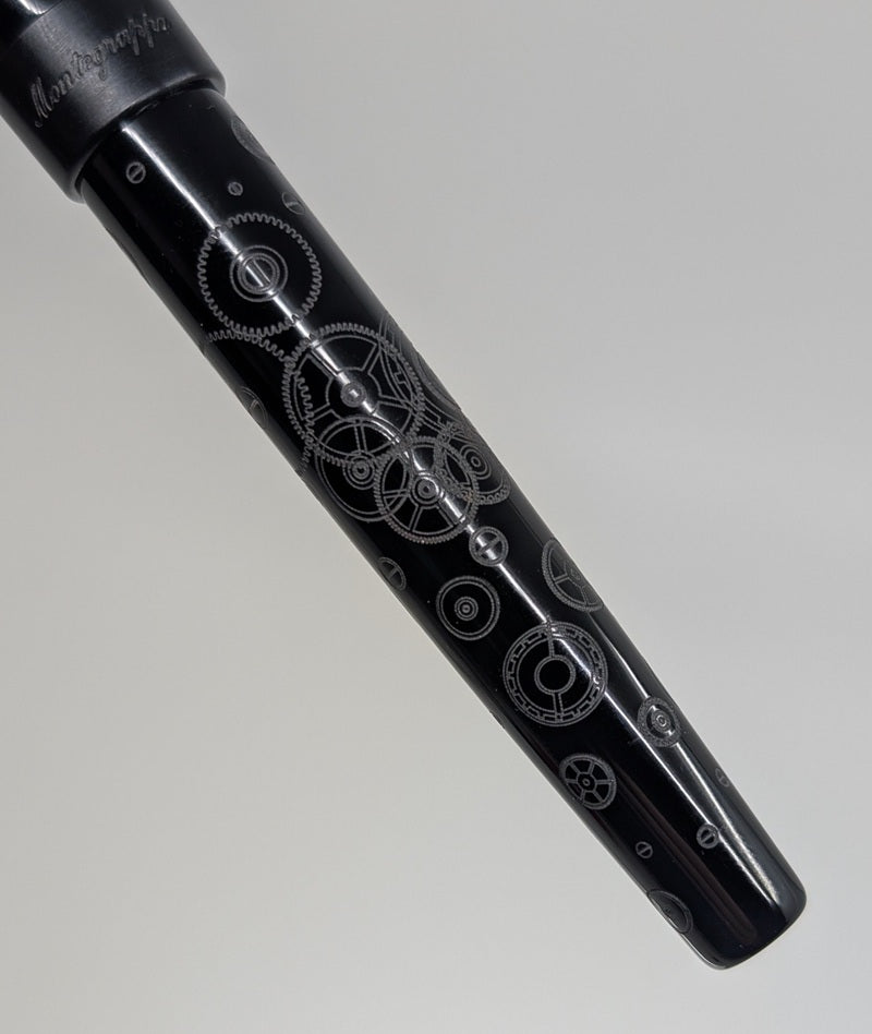 *Consignment* Montegrappa Fortuna "Time" Fountain Pen Steel Broad Nib