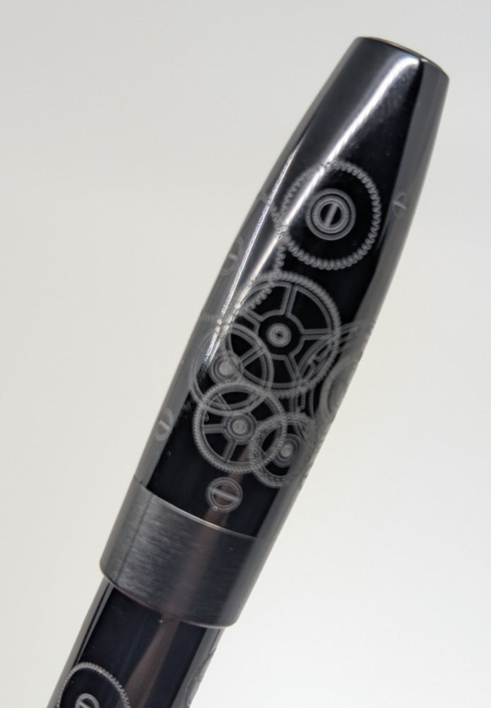 *Consignment* Montegrappa Fortuna "Time" Fountain Pen Steel Broad Nib
