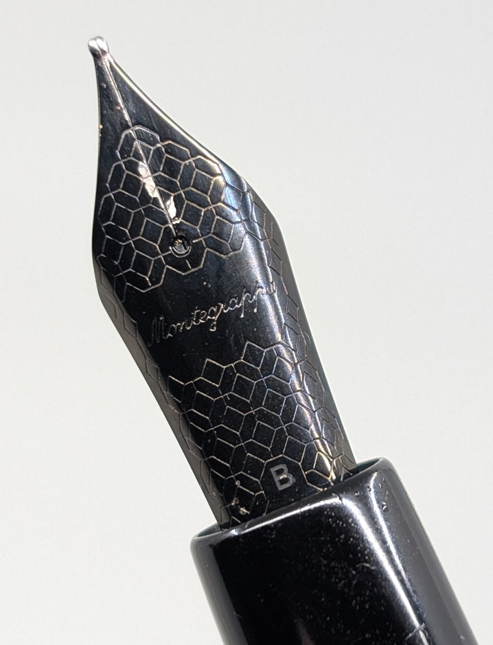 *Consignment* Montegrappa Fortuna "Time" Fountain Pen Steel Broad Nib