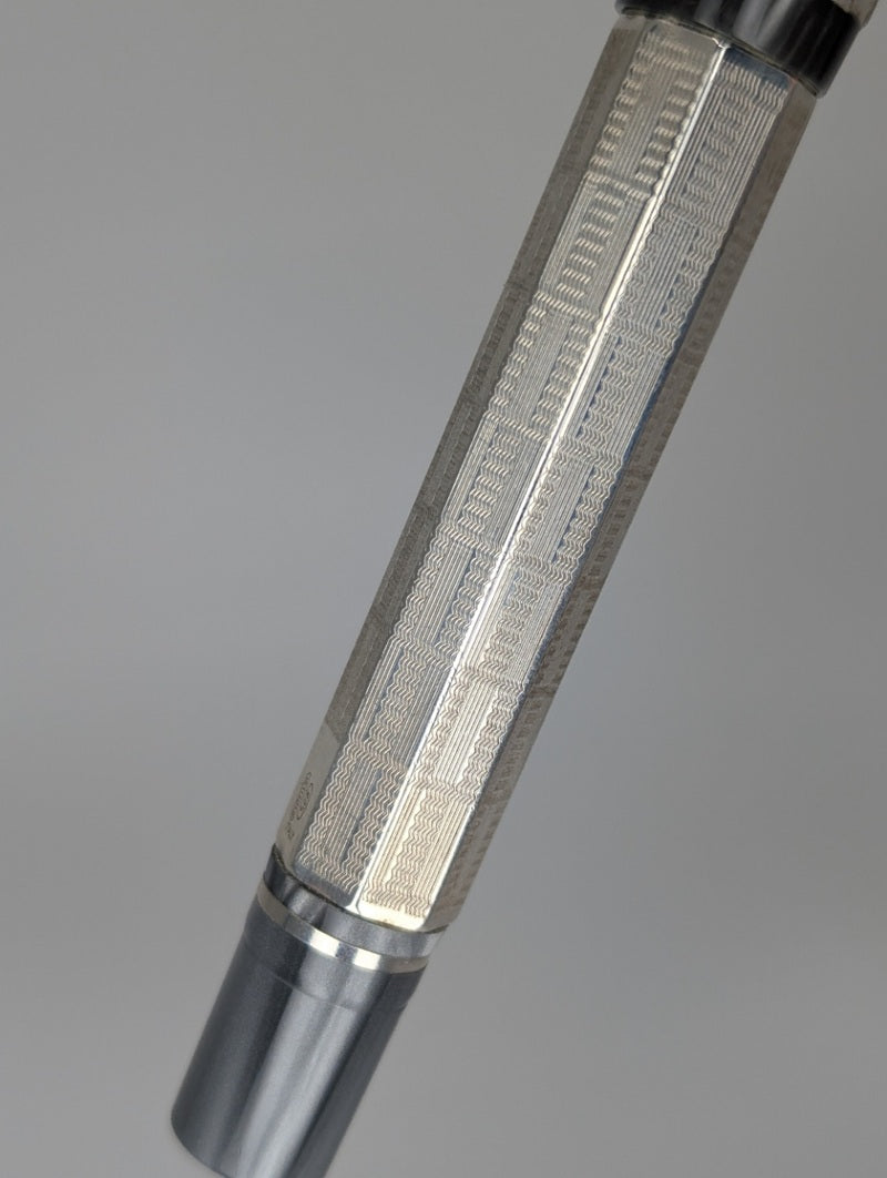 *Consignment* Montegrappa Privilege Deco Sterling Silver Rollerball Pen