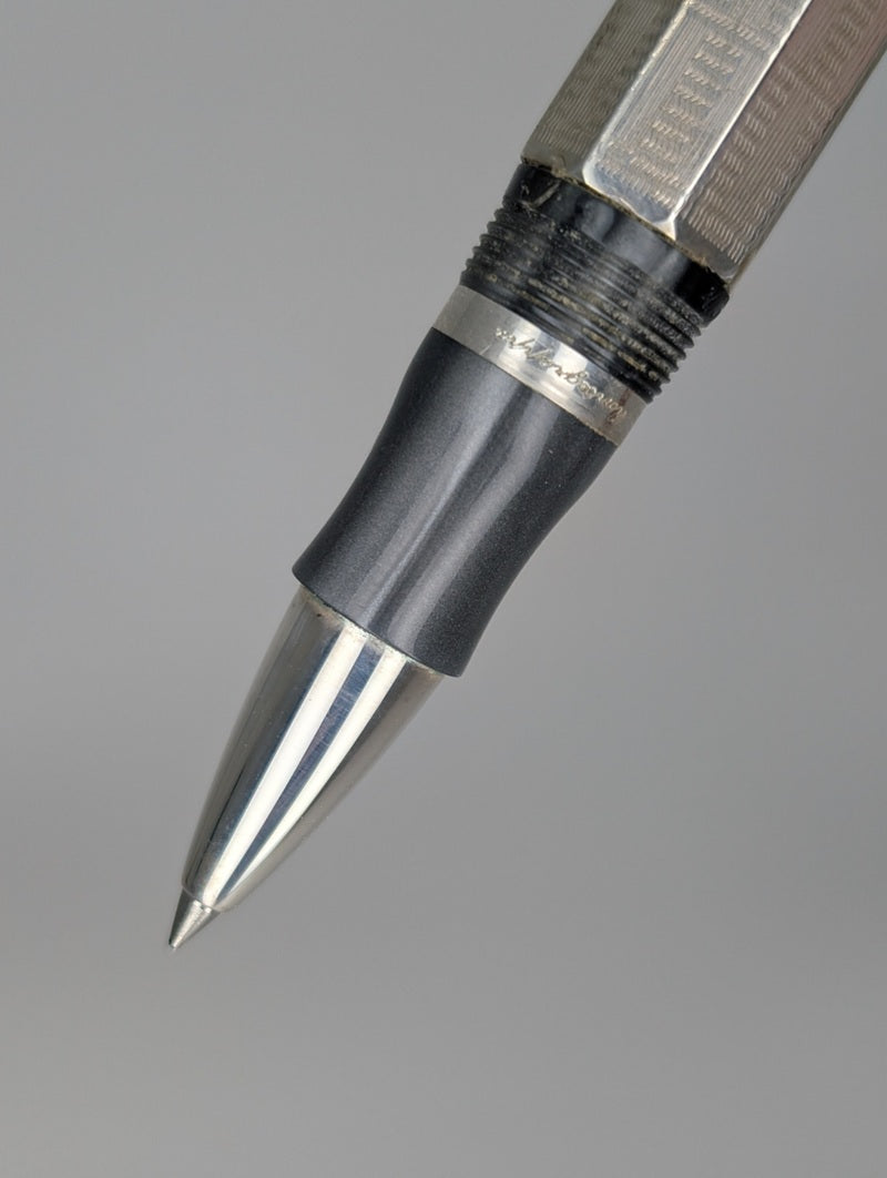 *Consignment* Montegrappa Privilege Deco Sterling Silver Rollerball Pen