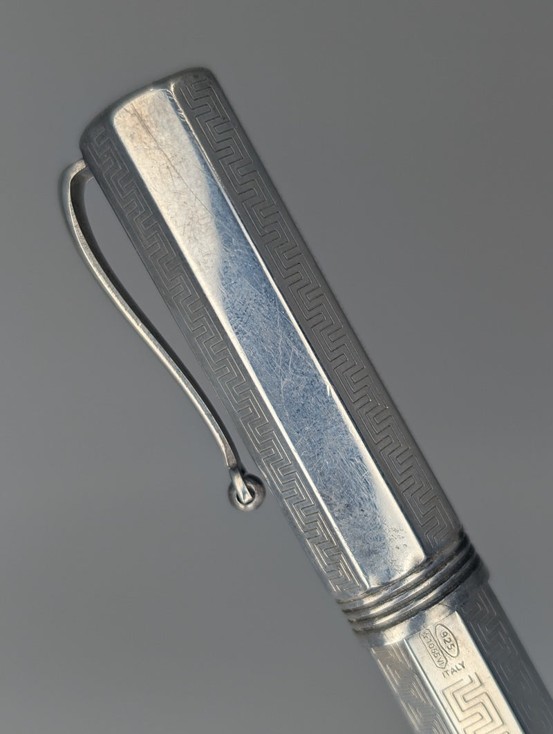 *Consignment* Montegrappa Reminiscence Sterling Silver Rollerball Pen