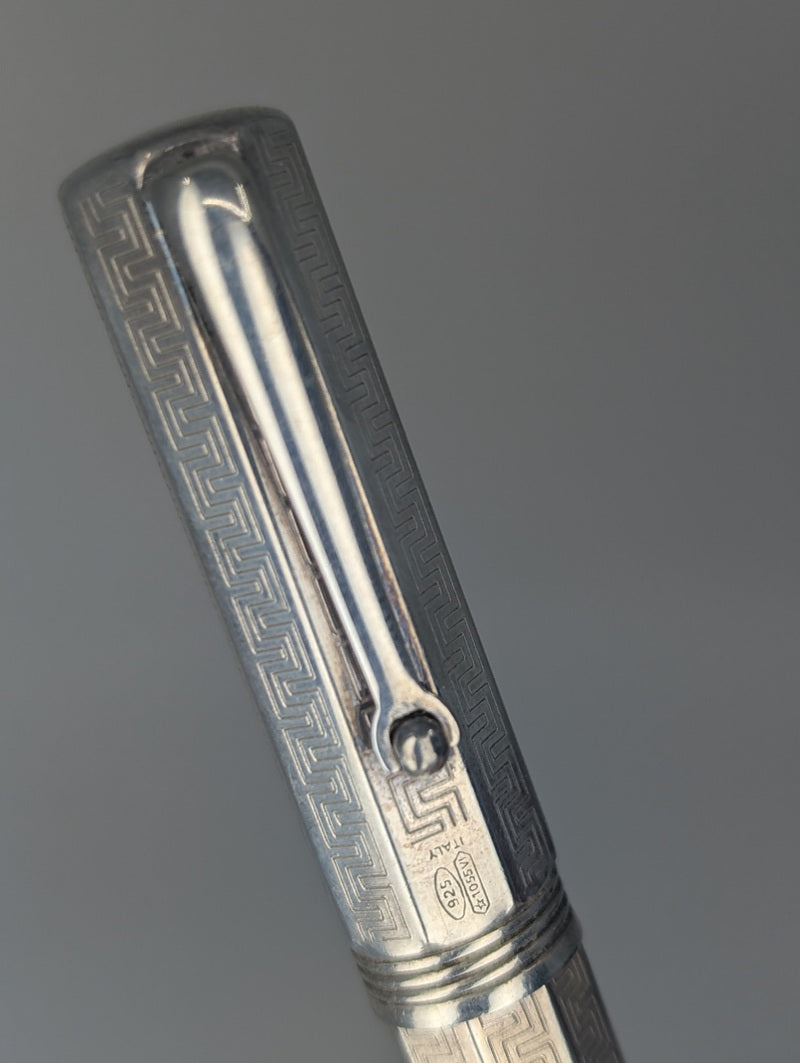 *Consignment* Montegrappa Reminiscence Sterling Silver Rollerball Pen