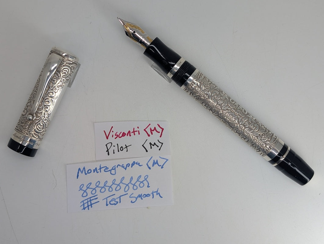 *Consignment* Montegrappa Russia Cosmopolitan "Golden Room" Fountain Pen 18k Gold Medium Nib
