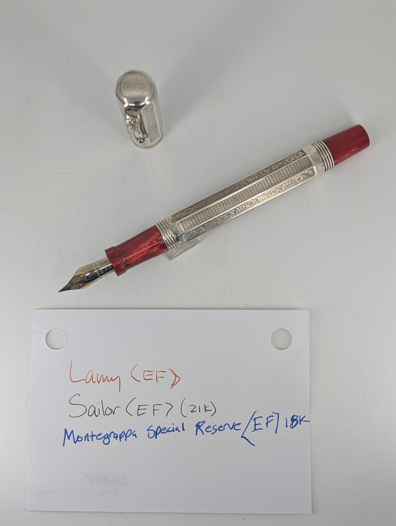 *Consignment* Montegrappa Special Reserve 1996 Limited Edition Fountain Pen 18k Extra Fine Nib #68