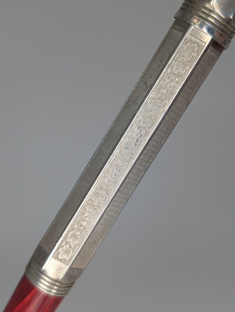 *Consignment* Montegrappa Special Reserve 1996 Sterling Silver Rollerball Pen #183