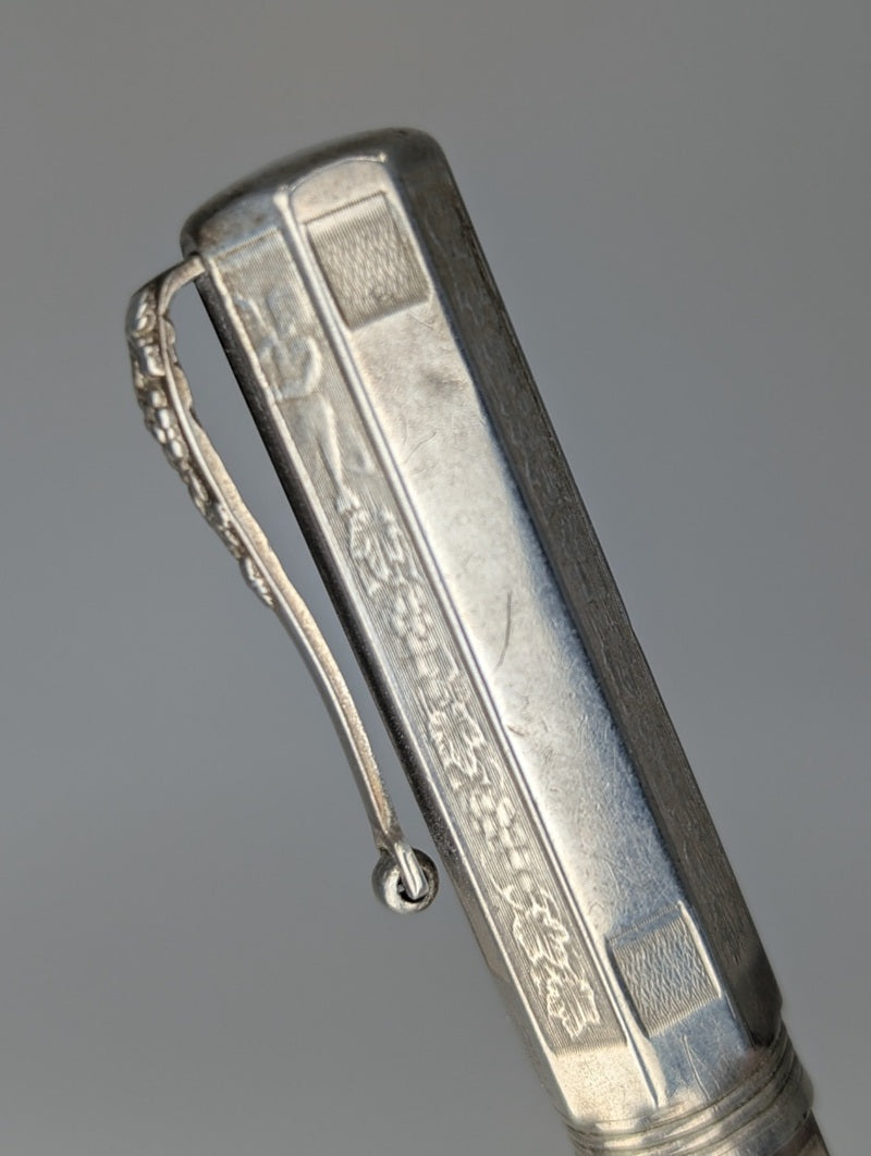 *Consignment* Montegrappa Special Reserve 1996 Sterling Silver Rollerball Pen #183