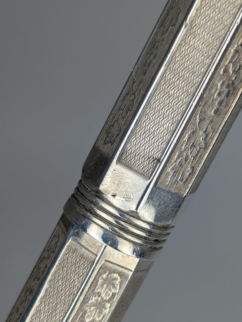 *Consignment* Montegrappa Special Reserve 1996 Sterling Silver Rollerball Pen #183