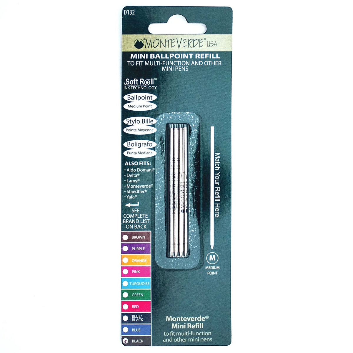 Monteverde Mini Ballpoint Refill D1