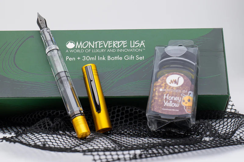 Monteverde MP1 Honey Yellow w/ Honey Yellow 30mL Ink Bottle
