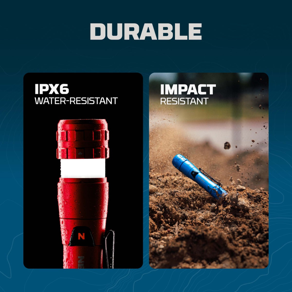 NEBO LUMO 400+ Pocket Flashlight and Pop-up Lantern