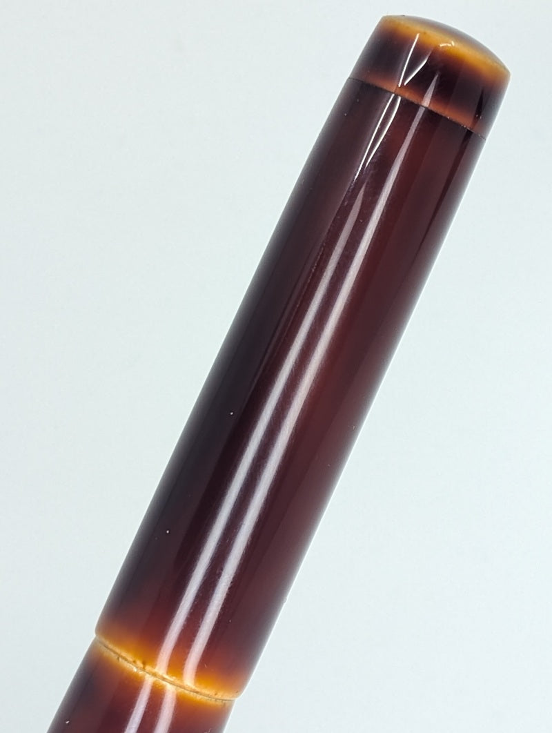 *Consignment* Nakaya Toki-Tamenuri Fountain Pen Broad Cursive Italic 14k Gold Nib