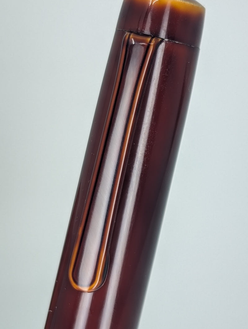 *Consignment* Nakaya Toki-Tamenuri Fountain Pen Broad Cursive Italic 14k Gold Nib