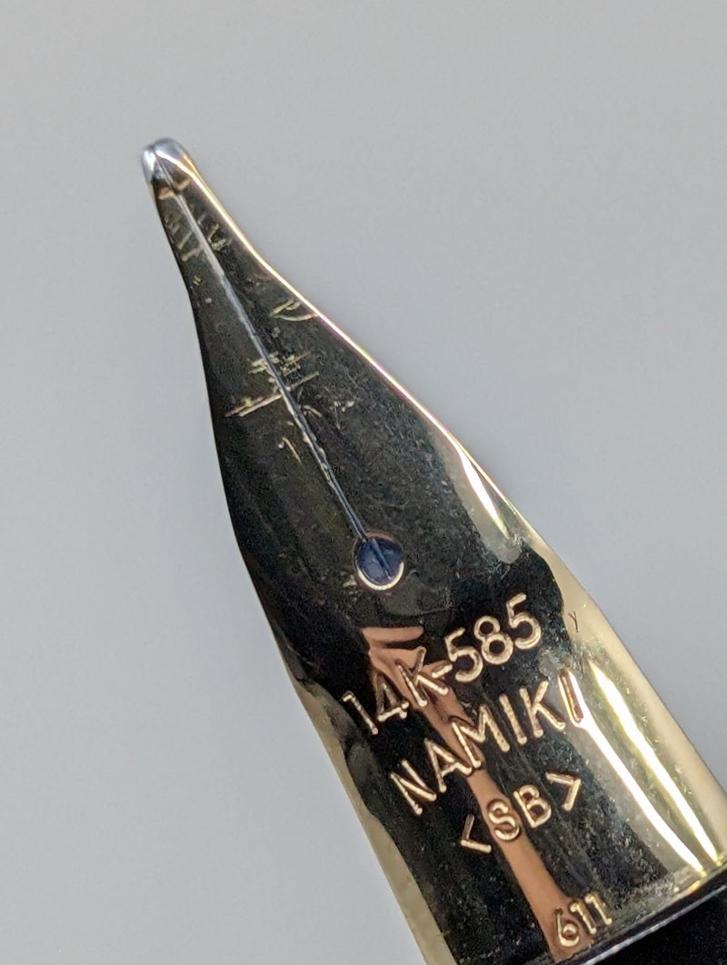 *Consignment* Namiki Falcon Fountain Pen 14k Gold Soft Broad Nib
