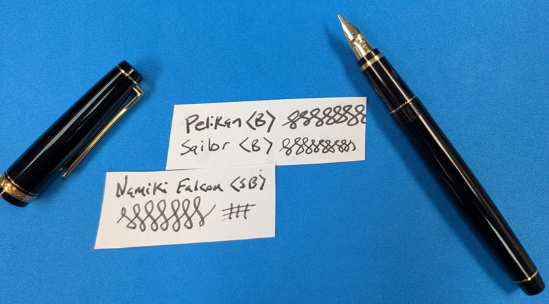 *Consignment* Namiki Falcon Fountain Pen 14k Gold Soft Broad Nib