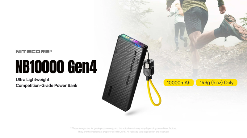 Nitecore NB10000 Gen4 Ultralight 10,000mAh Power Bank