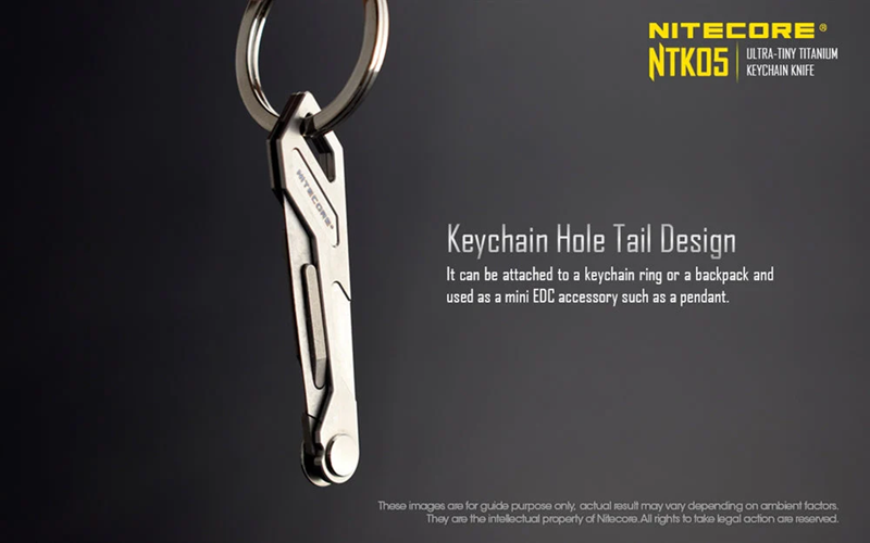 Nitecore Ultra-Tiny Titanium Keychain Knife