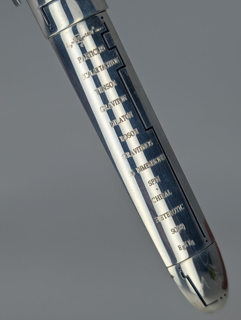 *Consignment* OMAS 360 "Imagination" Sterling Silver Fountain Pen 18k Gold Medium Nib #462 of 905