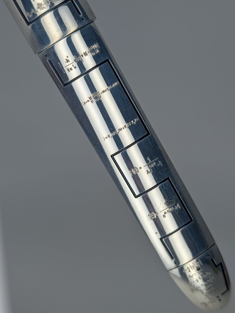 *Consignment* OMAS 360 "Imagination" Sterling Silver Fountain Pen 18k Gold Medium Nib #462 of 905