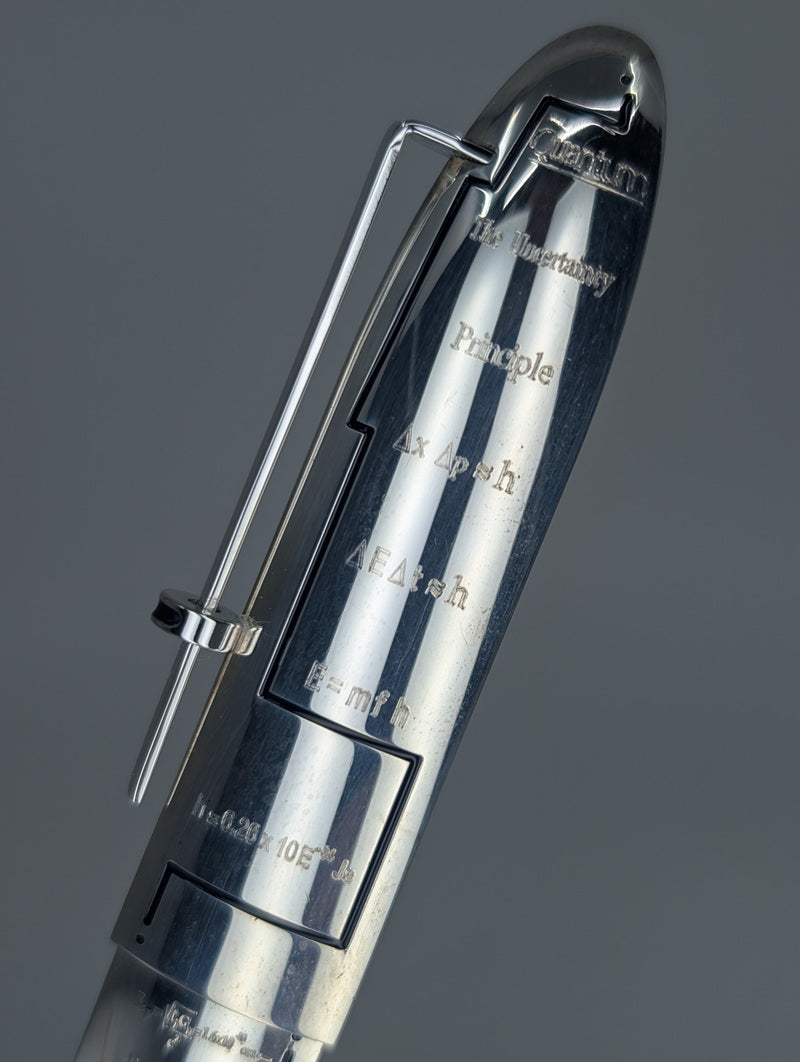 *Consignment* OMAS 360 "Imagination" Sterling Silver Fountain Pen 18k Gold Medium Nib #462 of 905