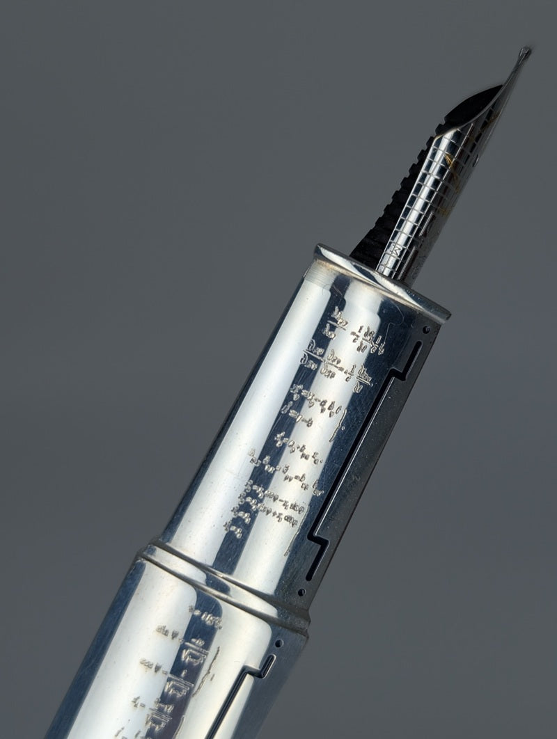 *Consignment* OMAS 360 "Imagination" Sterling Silver Fountain Pen 18k Gold Medium Nib #462 of 905