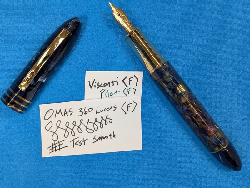 *Consignment* OMAS 360 Lucens Limited Edition Fountain Pen 18k Gold Fine Nib