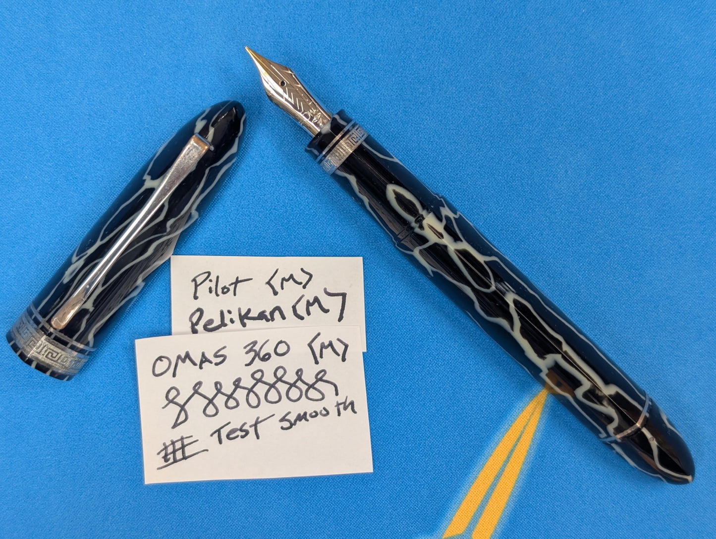 *Consignment* OMAS 360 Wild Celluloid Fountain Pen 18k Gold Medium Nib