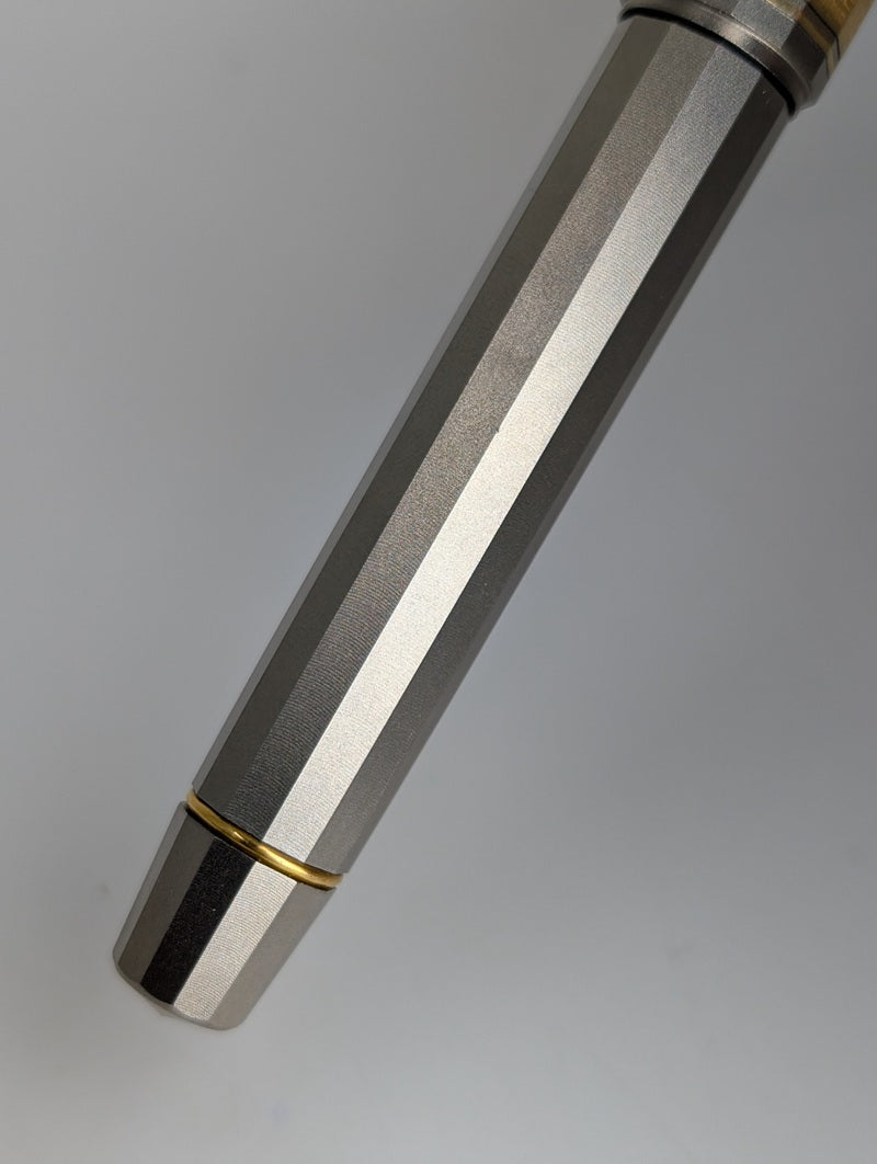 *Consignment* OMAS T2 Titanium Paragon Limited Edition Fountain Pen 18k Gold Medium Nib #111 of 750