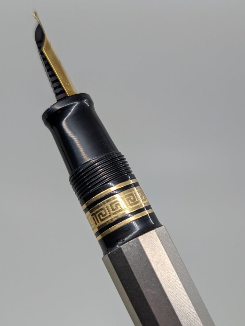*Consignment* OMAS T2 Titanium Paragon Limited Edition Fountain Pen 18k Gold Medium Nib #111 of 750