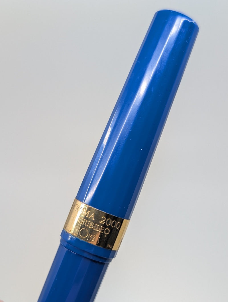 *Consignment* OMAS Roma 2000 Giubileo Fountain Pen 18k Gold Broad Nib