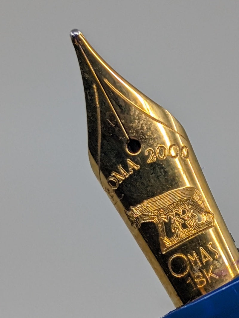 *Consignment* OMAS Roma 2000 Giubileo Fountain Pen 18k Gold Broad Nib