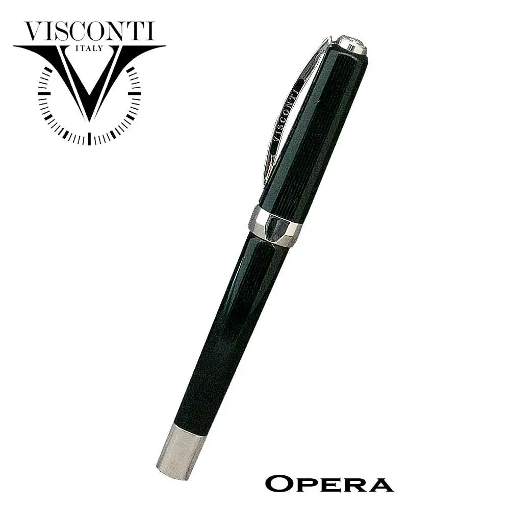 Visconti Opera Vertigo Black Rollerball Pen Magnetic Cap