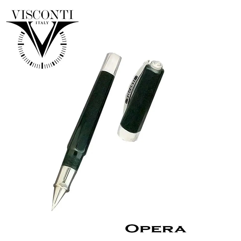 Visconti Opera Vertigo Black Rollerball Pen Magnetic Cap