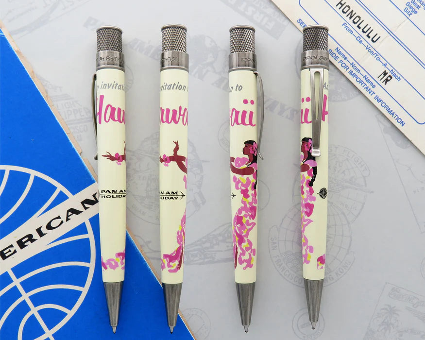 Retro 51 PAN AM Hawaii Poster Rollerball Pen