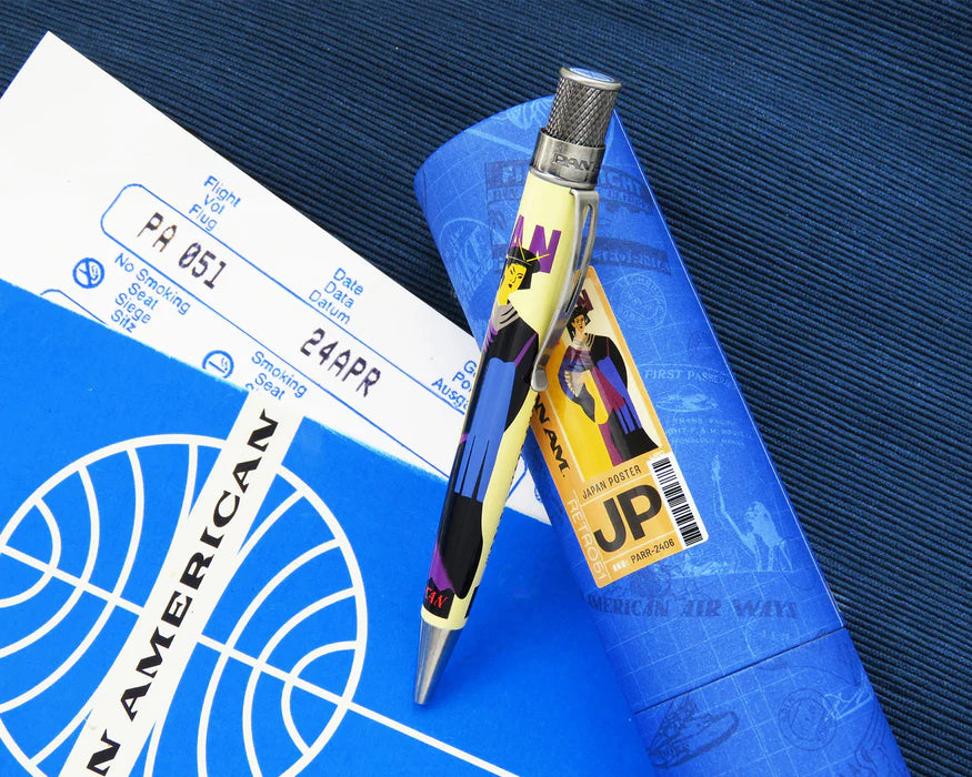 Retro 51 PAN AM Japan Poster Rollerball Pen