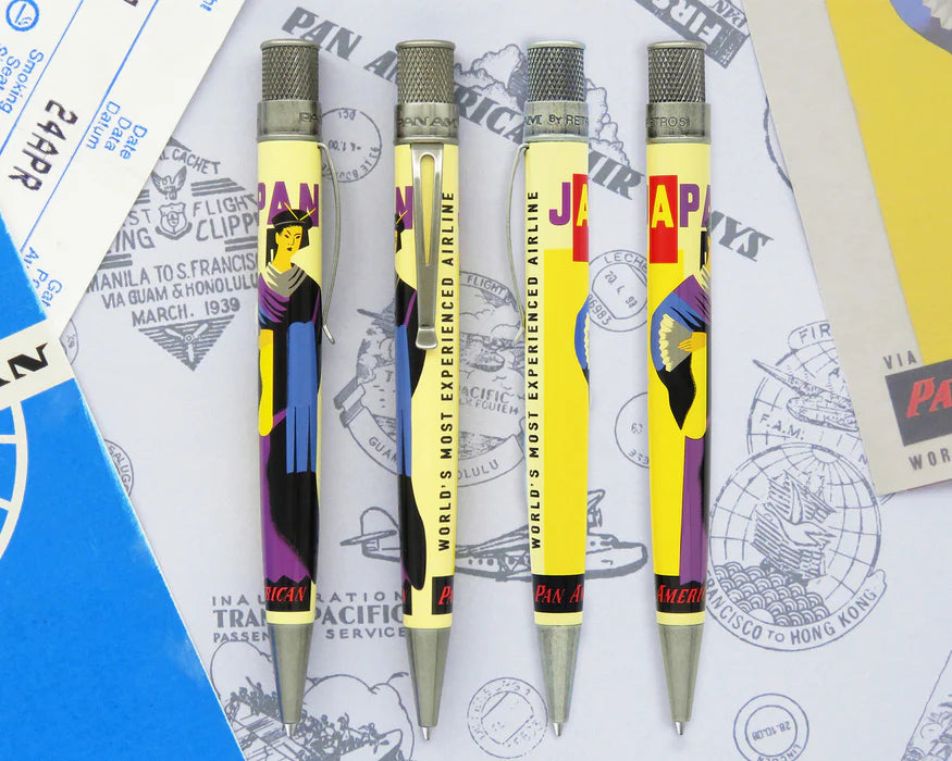 Retro 51 PAN AM Japan Poster Rollerball Pen
