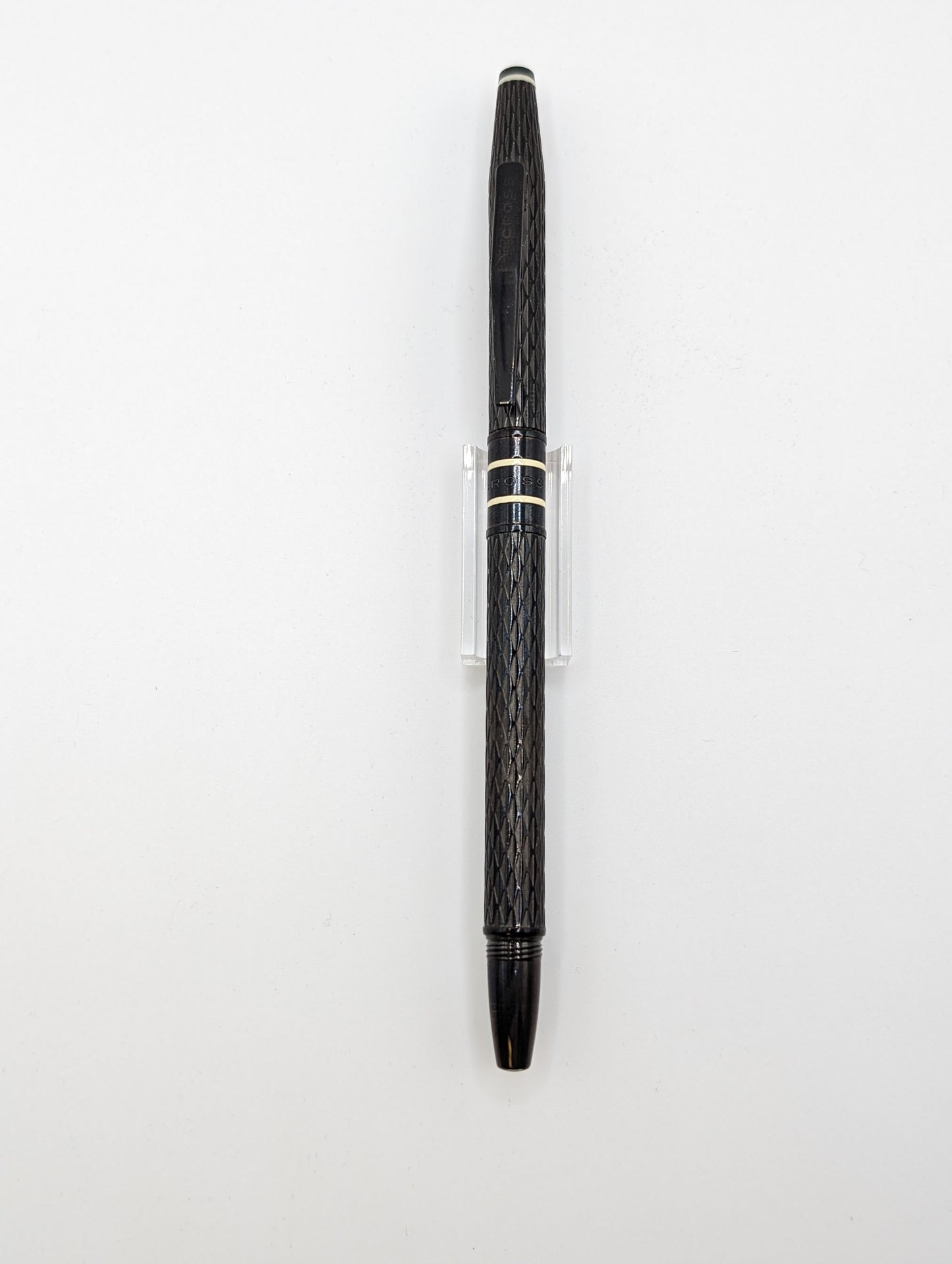 Cross Spire Black Caviar Fountain Pen 18k (Black) Medium Nib