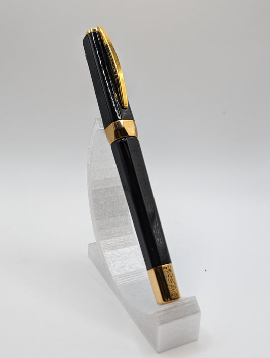 Visconti Opera Black w/ Gold Trim Fountain Pen Medium