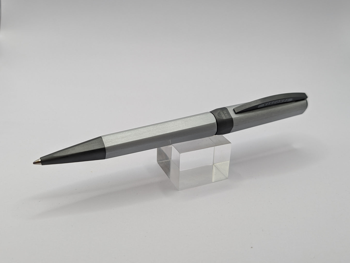 Visconti Opera Aluminum Silver Shadow Ballpoint Pen