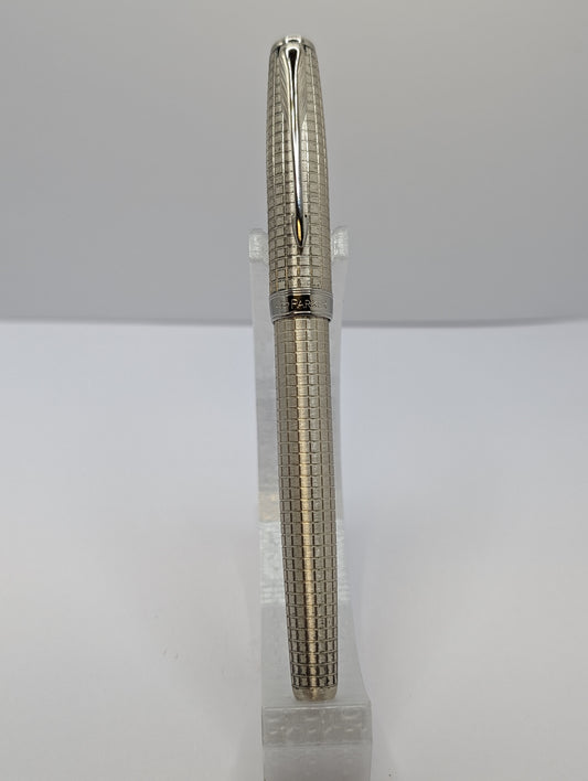 Parker Sonnet Ceselé Silver Rollerball Pen