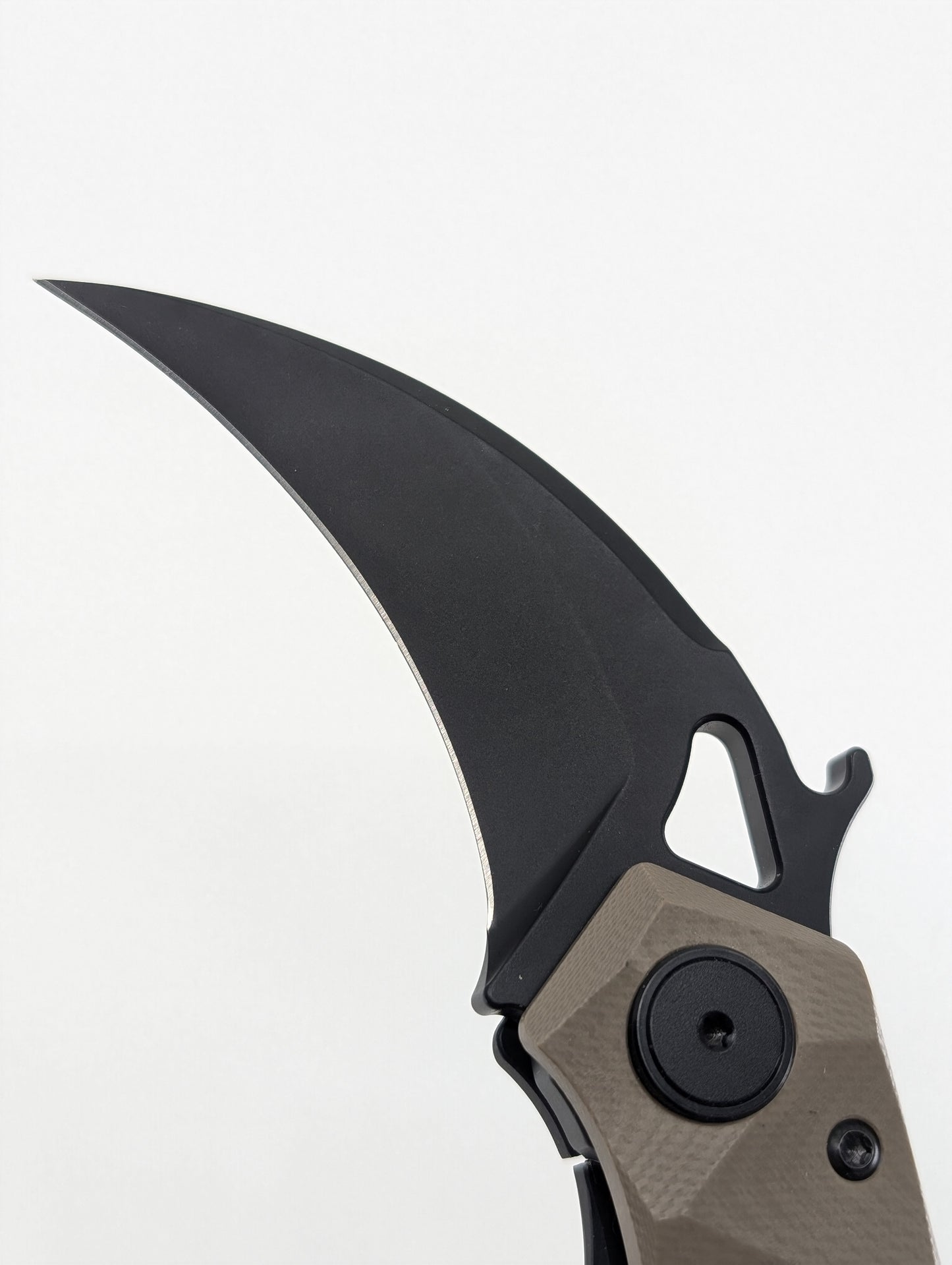 M3 Tactical Tech Karambit Tan Folding Knife