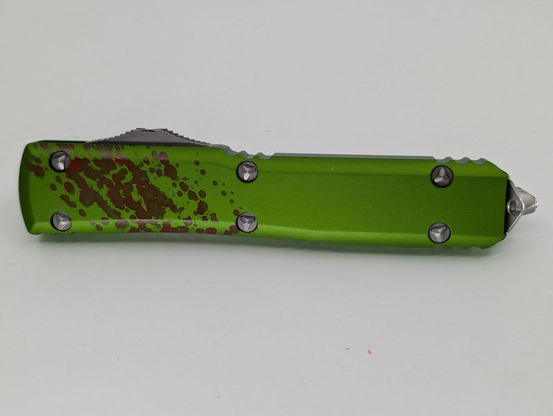 Microtech Zombietech D/E Stonewash Standard Out the Front Knife