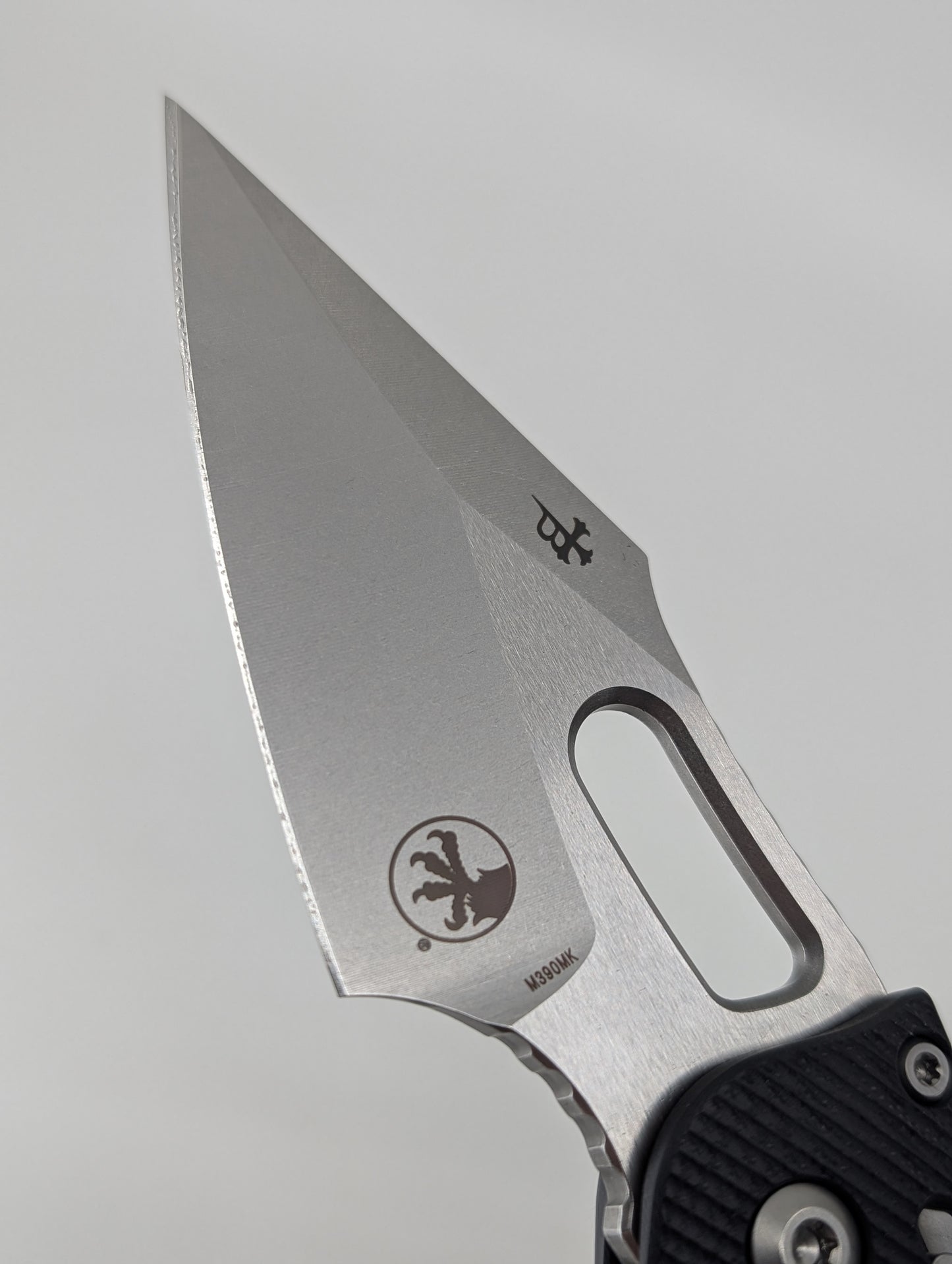 Microtech Stitch Ram-Lok S/E Fluted G10 Black Stonewash Folding Knife