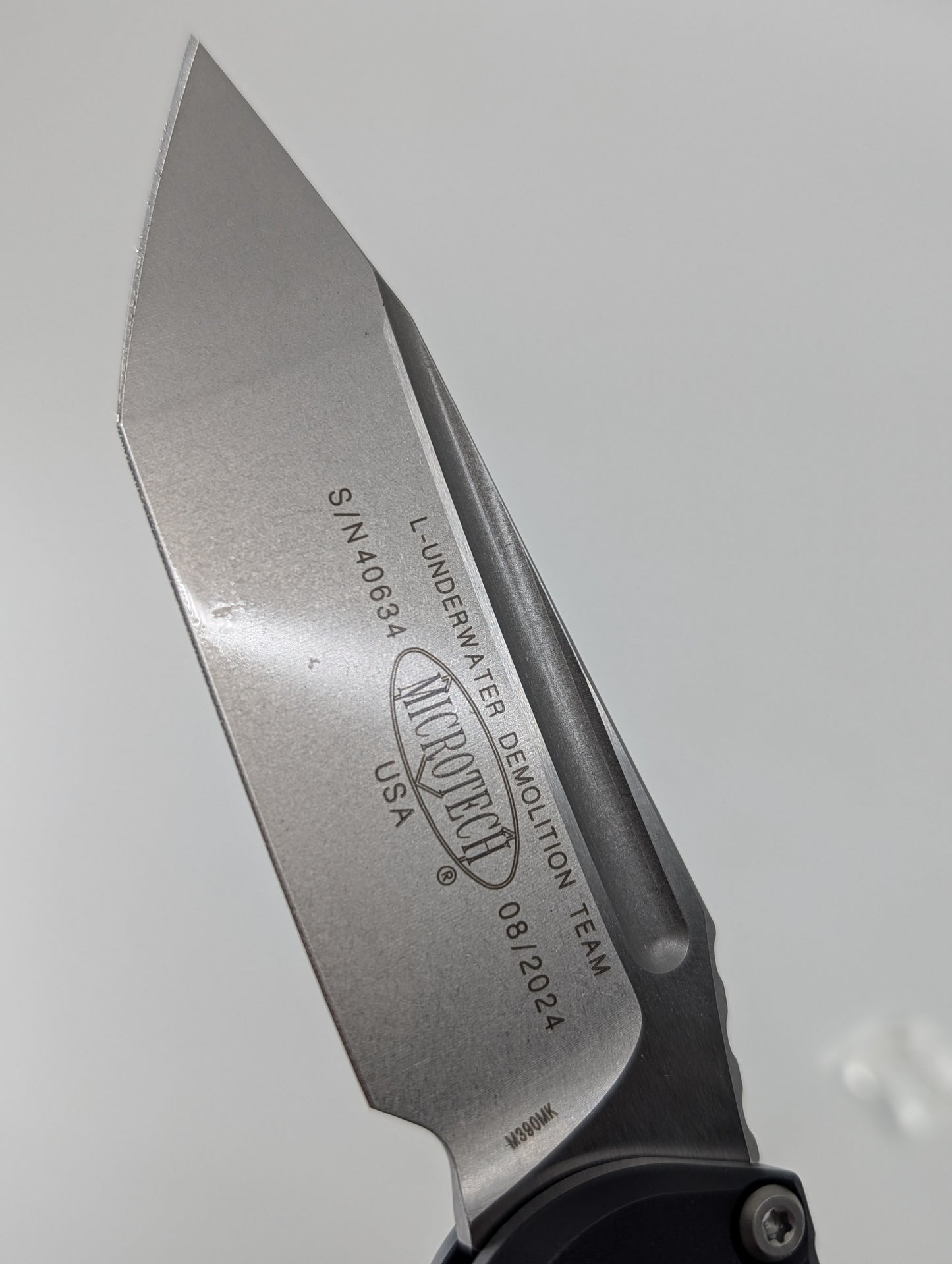 Microtech L.U.D.T T/E Gen III Stonewash Auto Folding Knife