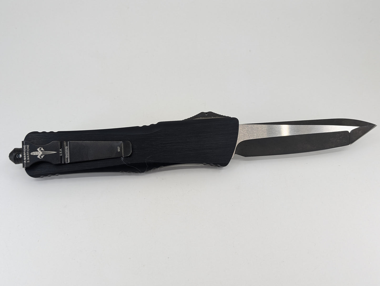 Microtech Marfione Combat Troodon Tanto Out the Front Knife S/N 007
