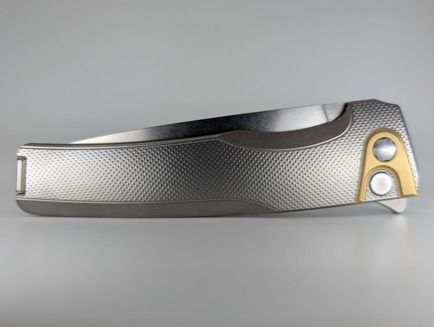 MachineWise Sonora Raw (CPM 20CV | Brass Bolster | Diamonds Handle) Buttonlock Folding Knife 969 *BLEM*