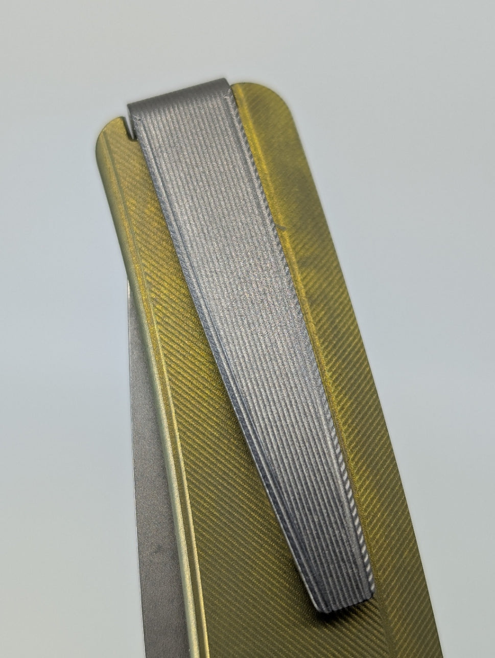 MachineWise Sonora Gold Ti (CPM 20CV | Ti Bolster | Finestep Handle) Buttonlock Folding Knife 986 *BLEM*