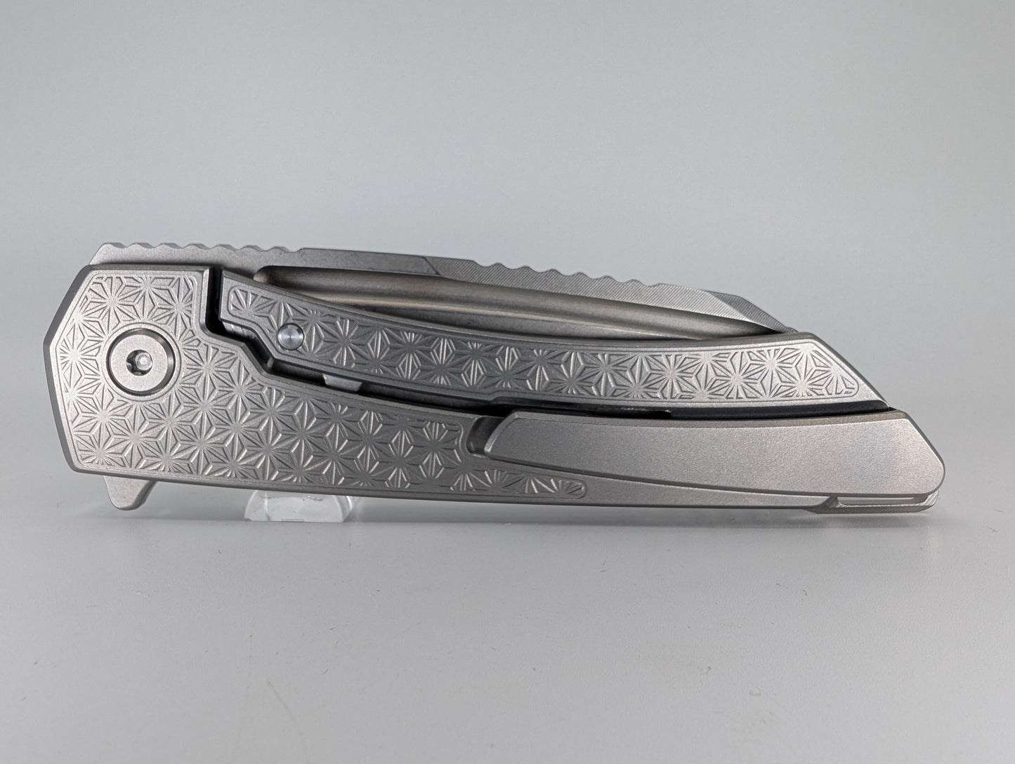 MachineWise Mojave Raw (CPM 20CV | Lightwash | Stars Handle) Framelock Folding Knife 70 *BLEM*