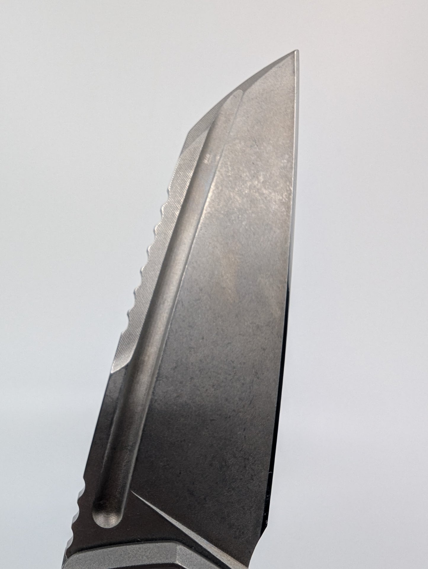 MachineWise Mojave Raw (CPM 20CV | Stonewash | Finestep Handle) Framelock Folding Knife 74 *BLEM*