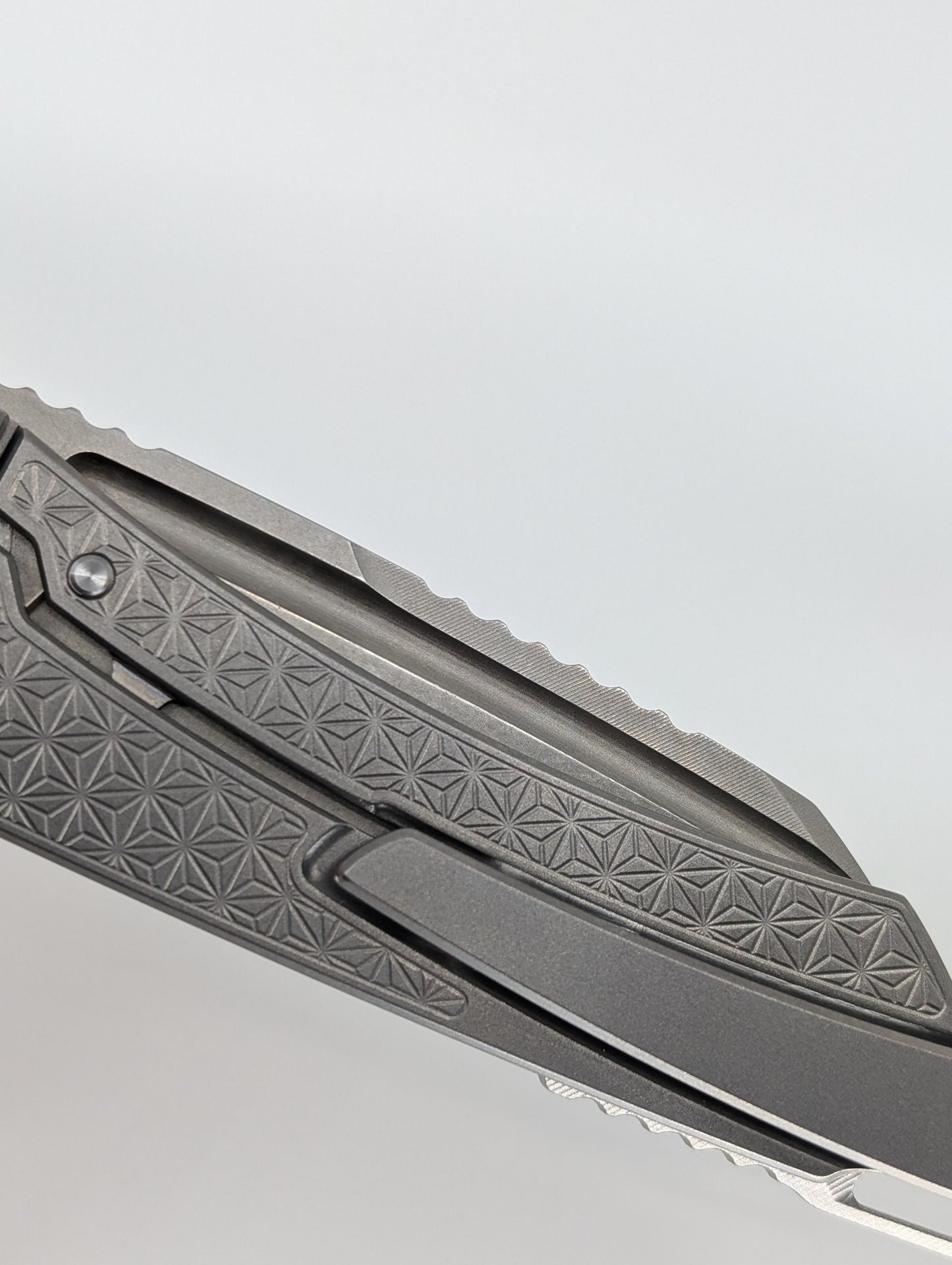 MachineWise Mojave Raw (CPM 20CV | Lightwash | Stars Handle) Framelock Folding Knife 61 *BLEM*